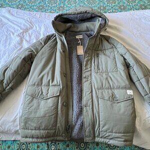 UpWest Sherpa-lined Quilted Puffer-Brand New Medium